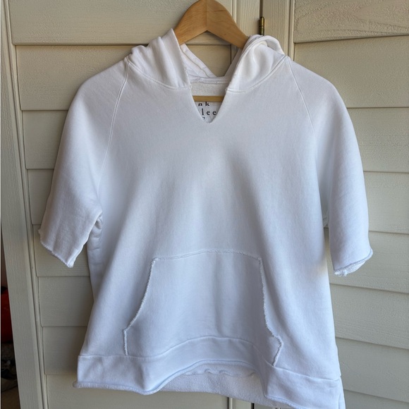 NWT Frank & Eileen Mel Triple Fleece Short Sleeve Hoodie - Picture 2 of 10